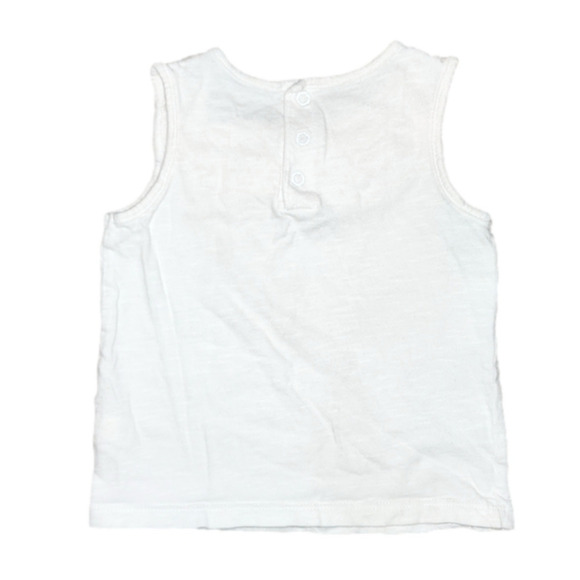 JUMPING BEANS White Tank with Ruffle Detail - Picture 3 of 3